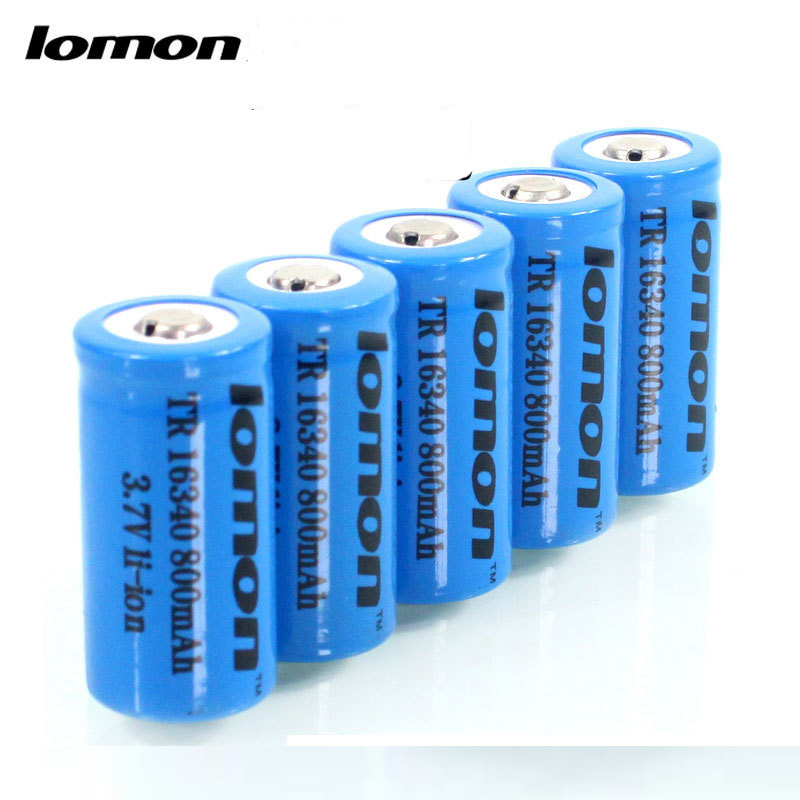 Lomon Lithium Battery 800mAh Rechargeable Battery for Flashlight P16340